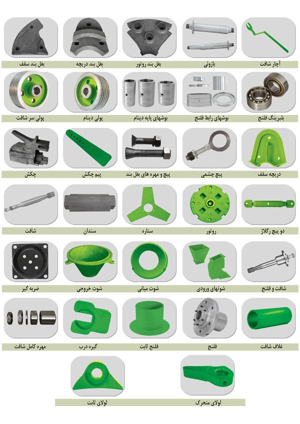 قطعات ماسه ساز